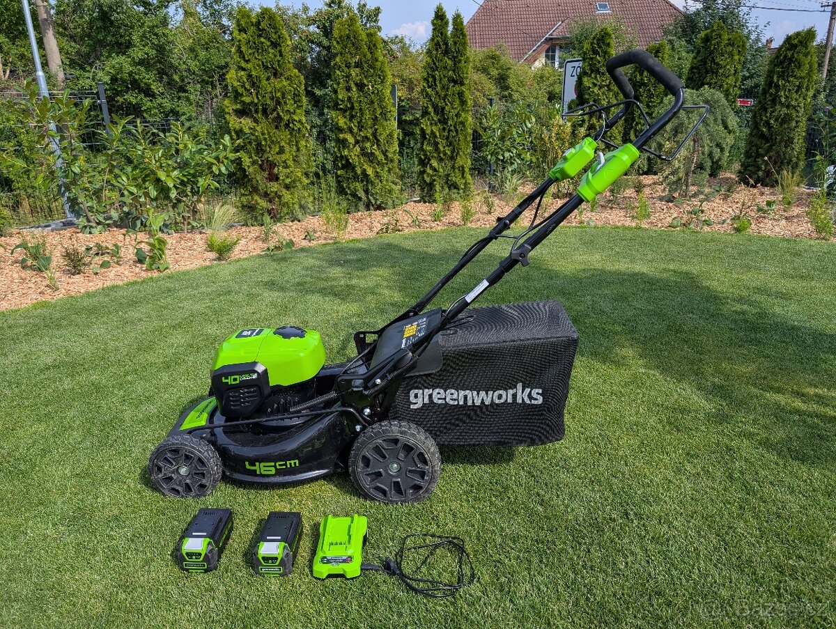 Sekačka Greenworks s pojezdem 40V