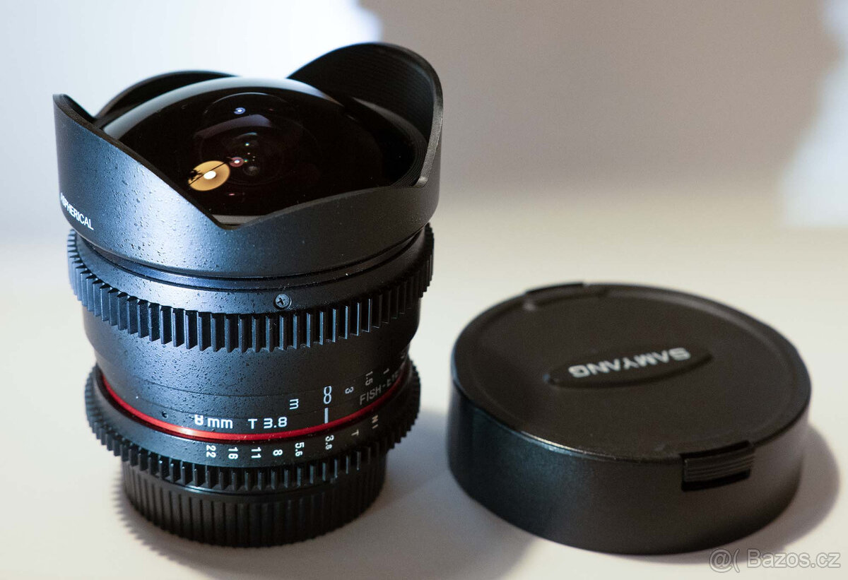 Samyang 8 f3,8 rybí oko pro Nikon F DX