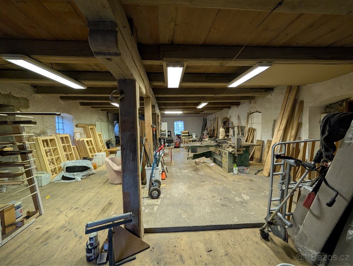 Pronájem zařízené truhlářské dílny - JINCE