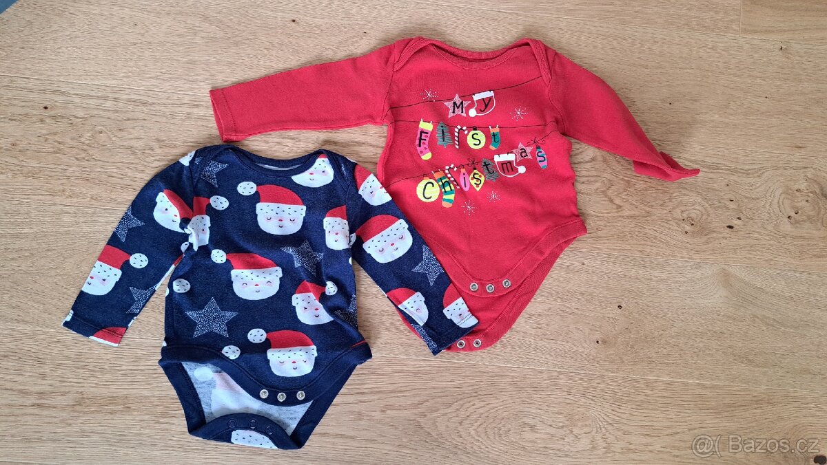 Vánoční kojenecké body 3-6M FF
