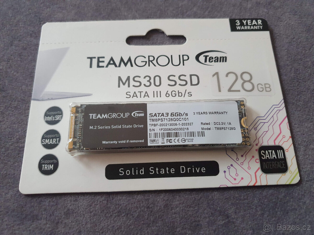 SSD Disk Team SSD M.2 128GB MS30 (550/460 MB/s)