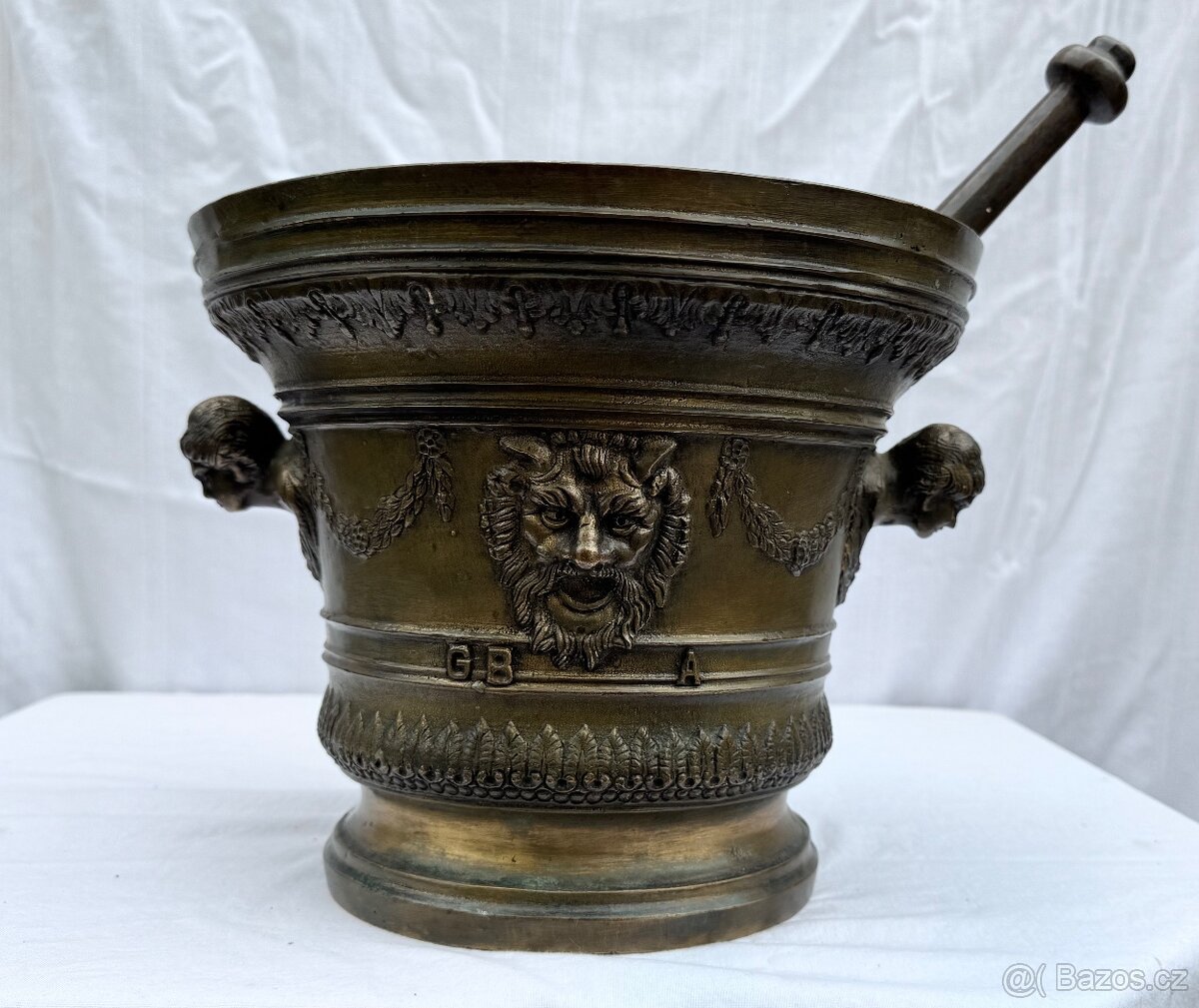 HMOŽDÍŘ BRONZ OBR UNIKÁT 13,6 kg těžký NÁDHERNÝ A JEDINEČNÝ