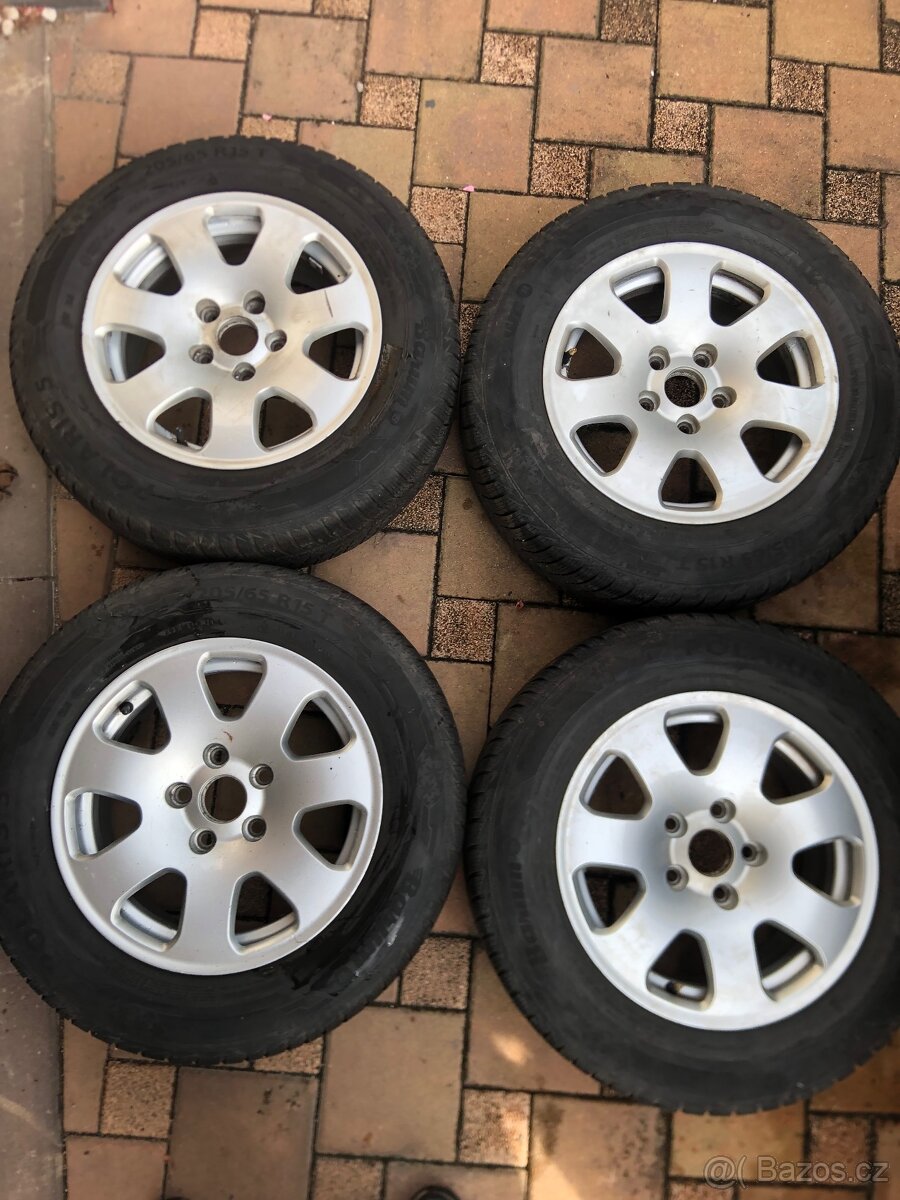 Alu 5x112 r15 205/65 r15 zimní
