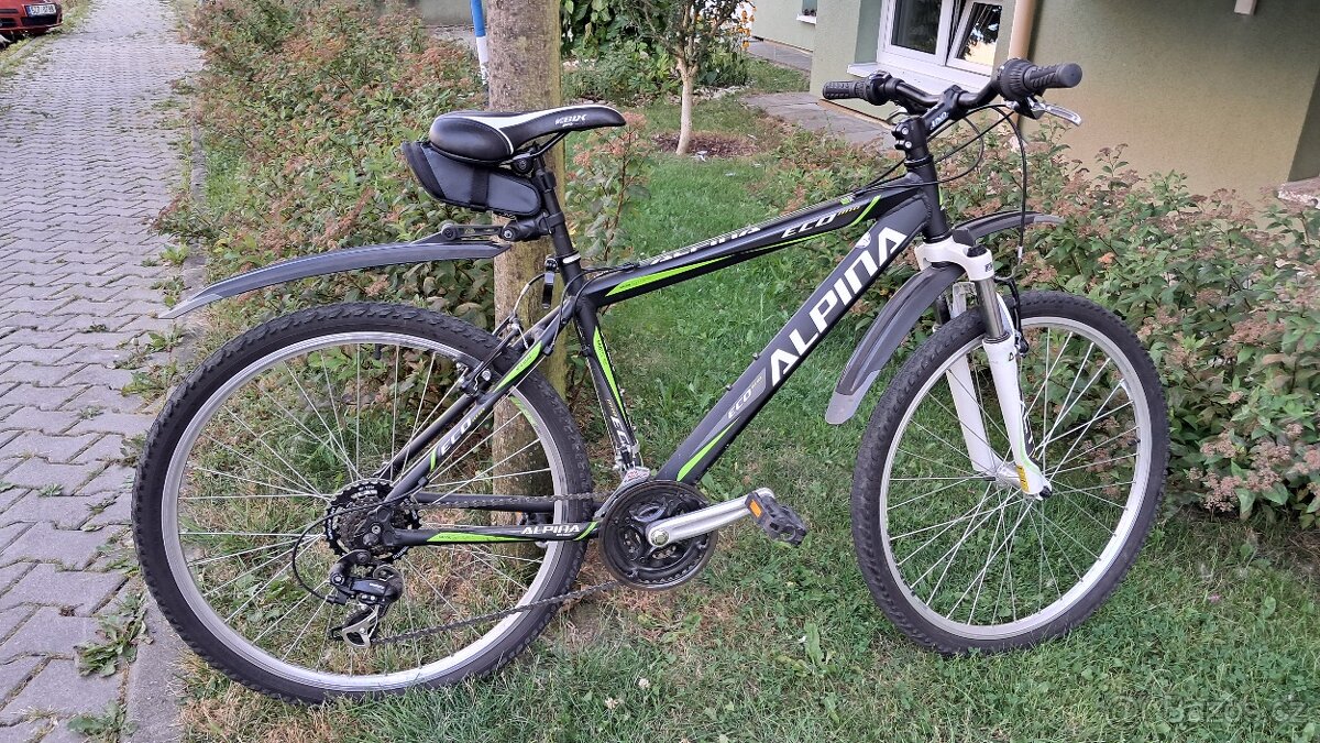 Horské kolo 26´´ Alpina Eco M10 černo-zelené