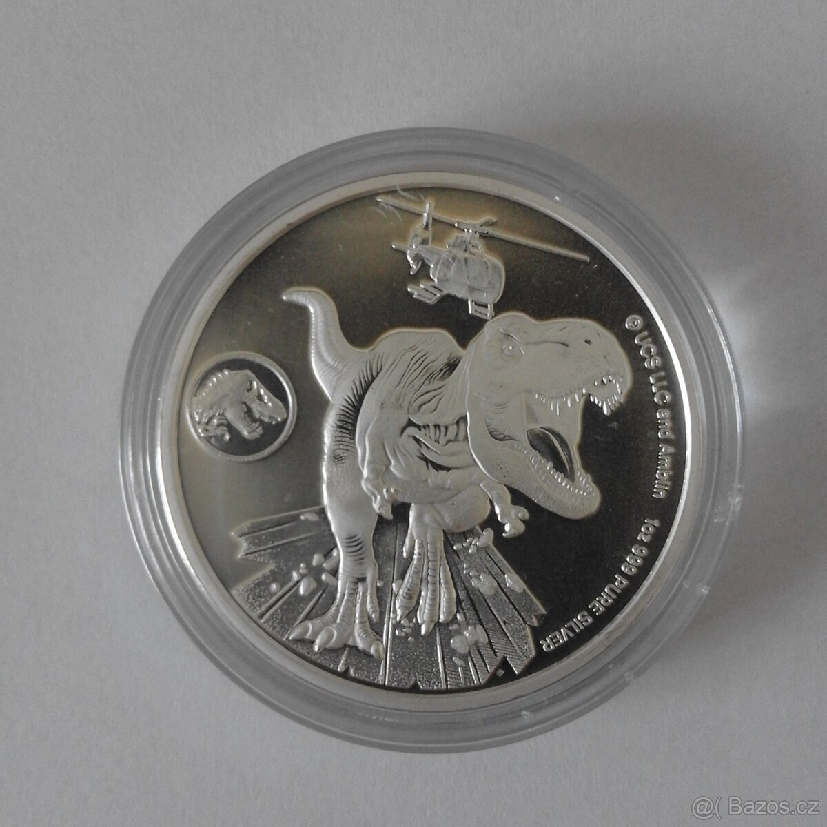 Stříbrná mince Jurský svět 2022