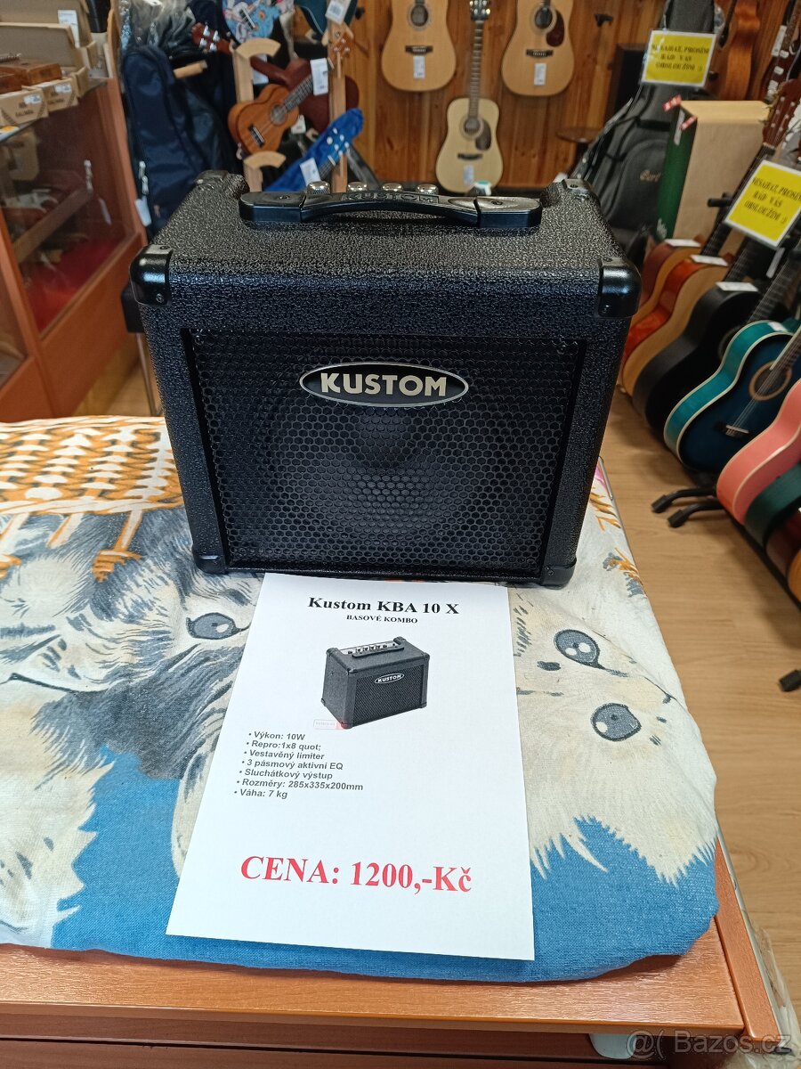 Baskytarové kombo KUSTOM KBA 10X - Kytary Kyjov