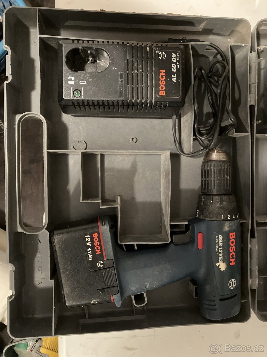 Aku vrtačks Bosch GSR 12 VES-2