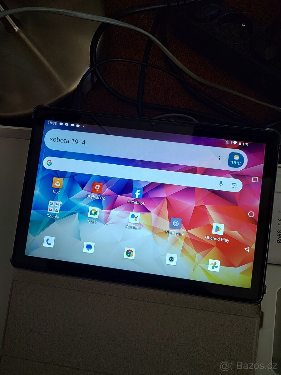 Cubot 10,1" tablet nový. 4 gb RAM,Full HD displej