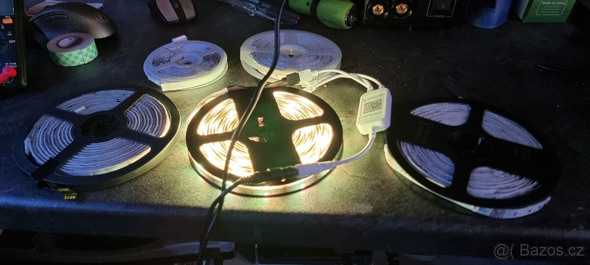 RGB LED 5ks + ovládání Bluetooth Do 50km dovoz zdarma