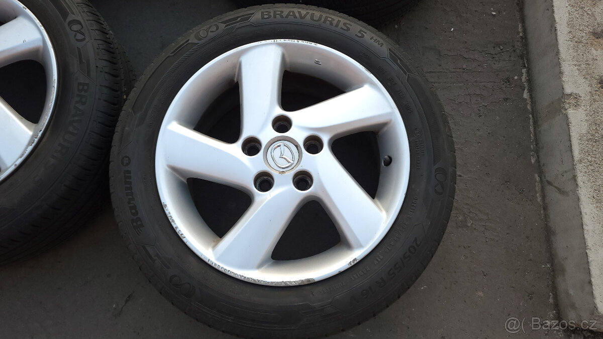 90% orig. letní ALU kola Mazda 16" 5x114,3