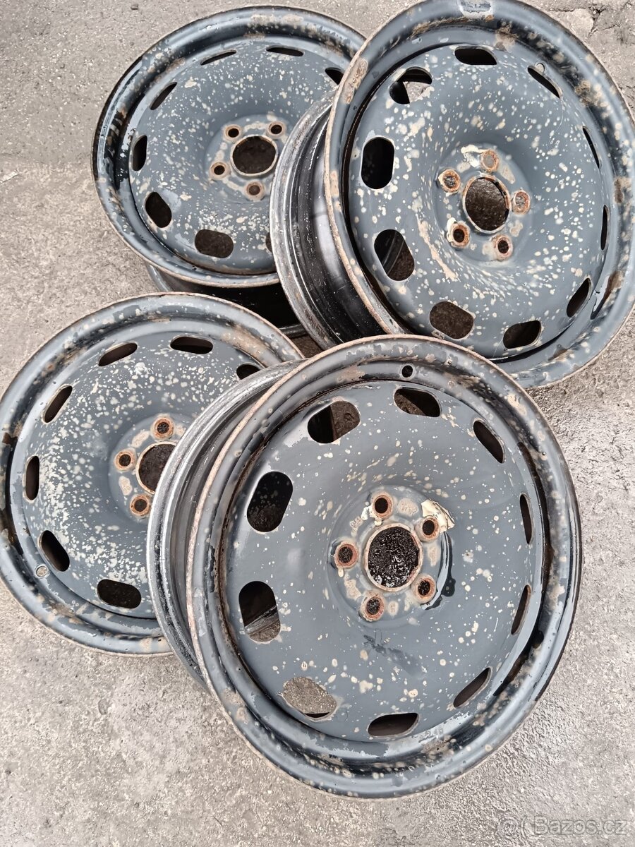 Plechové disky 5x100R15