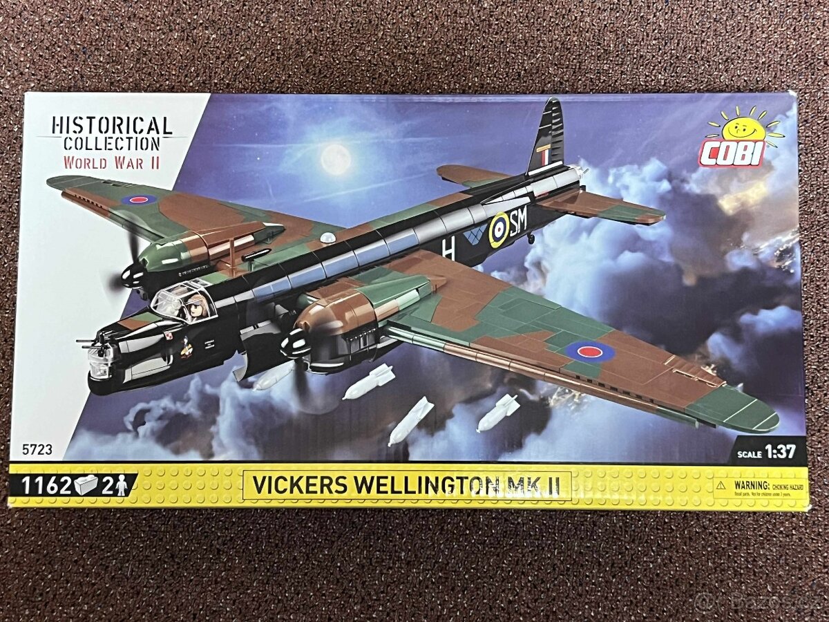 NOVÉ COBI 5723 BOMBARDÉR VICKERS WELLINGTON MK II