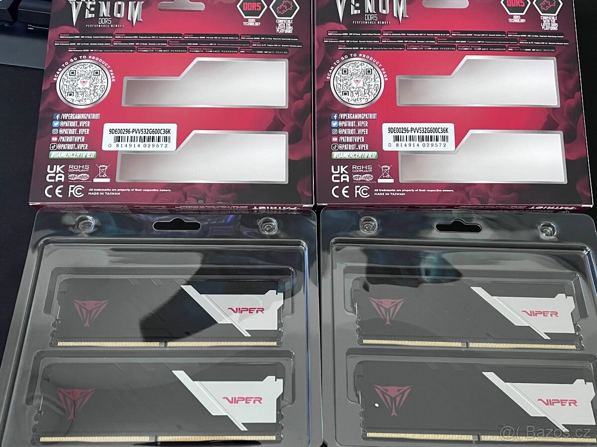 4x 16 GB DDR5 6000MHz CL36 - PVV532G600C36K