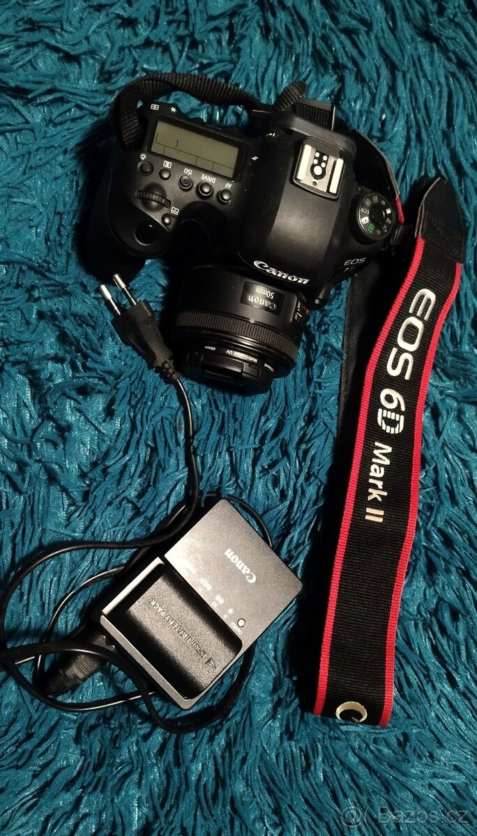 Canon EOS 6D Mark II plus objektiv Canon 50mm