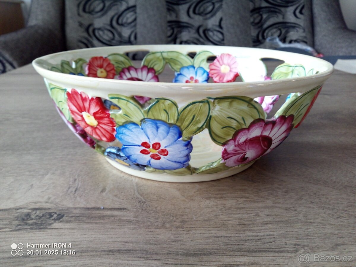 Chodská keramika mísa