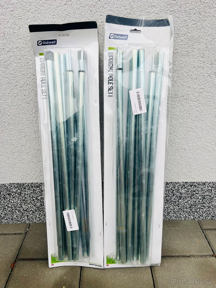 Sada stanových ocelových tyčí 2 m