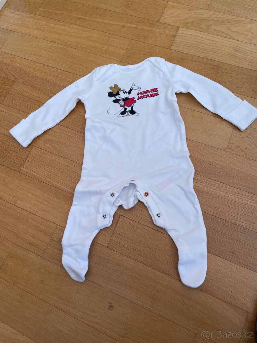Bavlněný overal myška Minnie vel. 62 nový