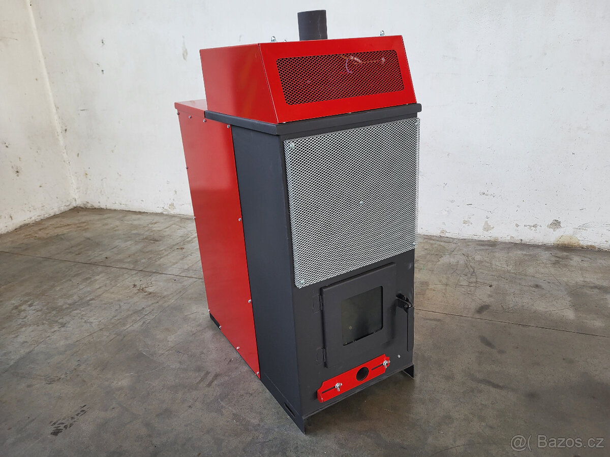 Prodám horkovzdušná kamna na pelety pro dílnu KNP 5