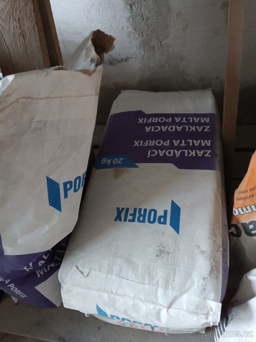 Porfix zakládací malta UW stěnové profily