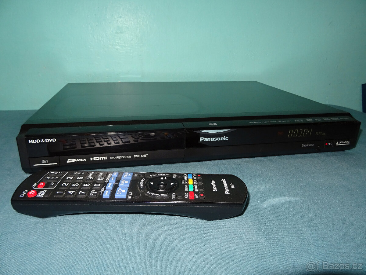 DVD rekordér Panasonic DMR-EH67-250 GB HDD- HDMI- DV IN-