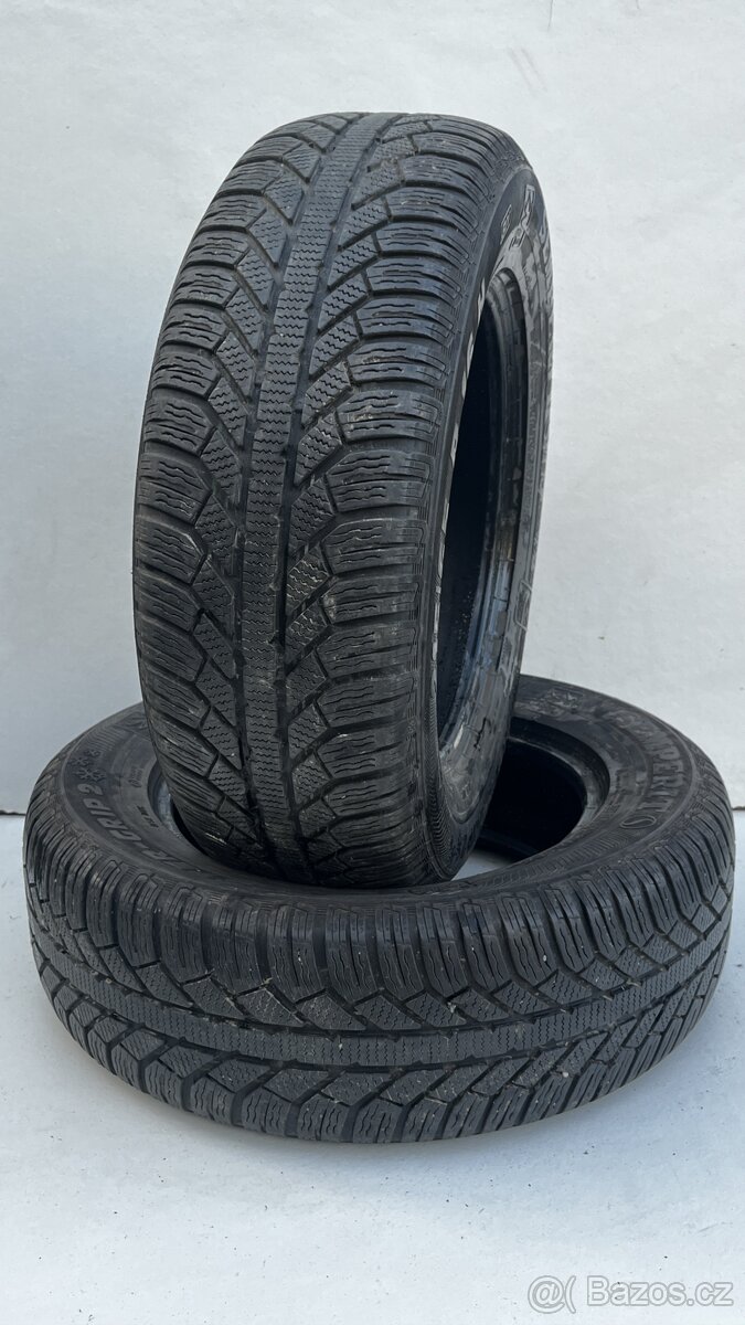 2x - zimní pneu - 215/65 R16 98H - SEMPERIT - 6mm