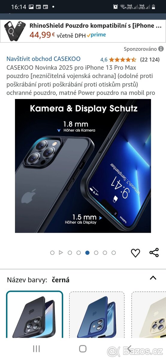 Ochranný obal IPhone 13 Pro Max