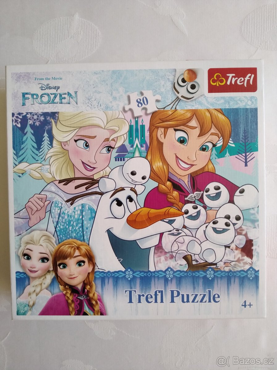 Puzzle FROZEN - Elsa & Anna, 80 dílků