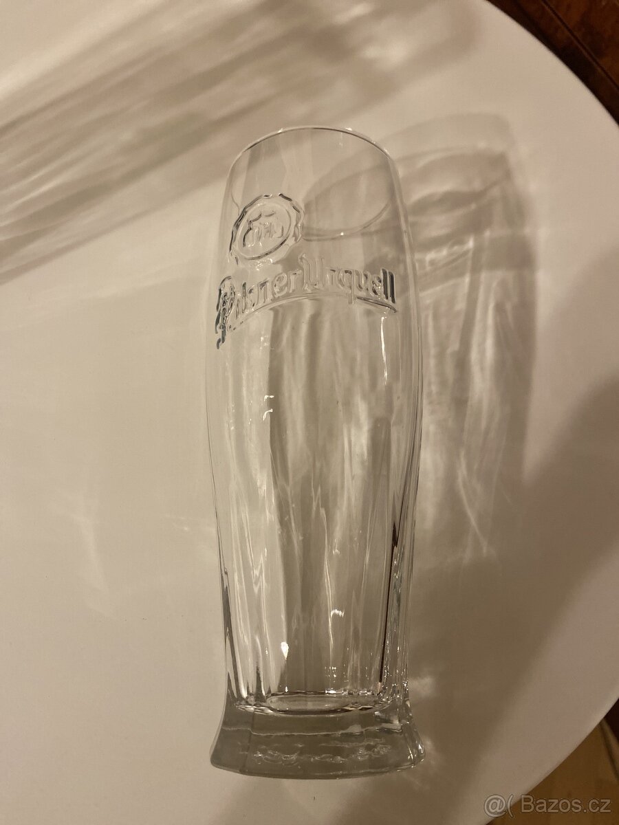 Pilsner Urquell - pivní sklenice 0,5 l - 2 druhy, 3 kusy