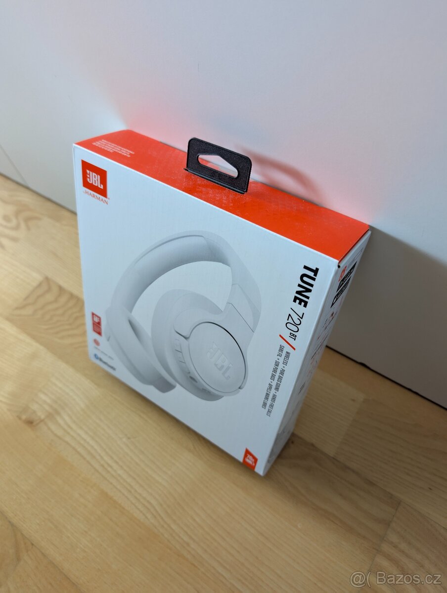 JBL Tune 720 BT - bílá - bezdrát, NOVÁ, ANC