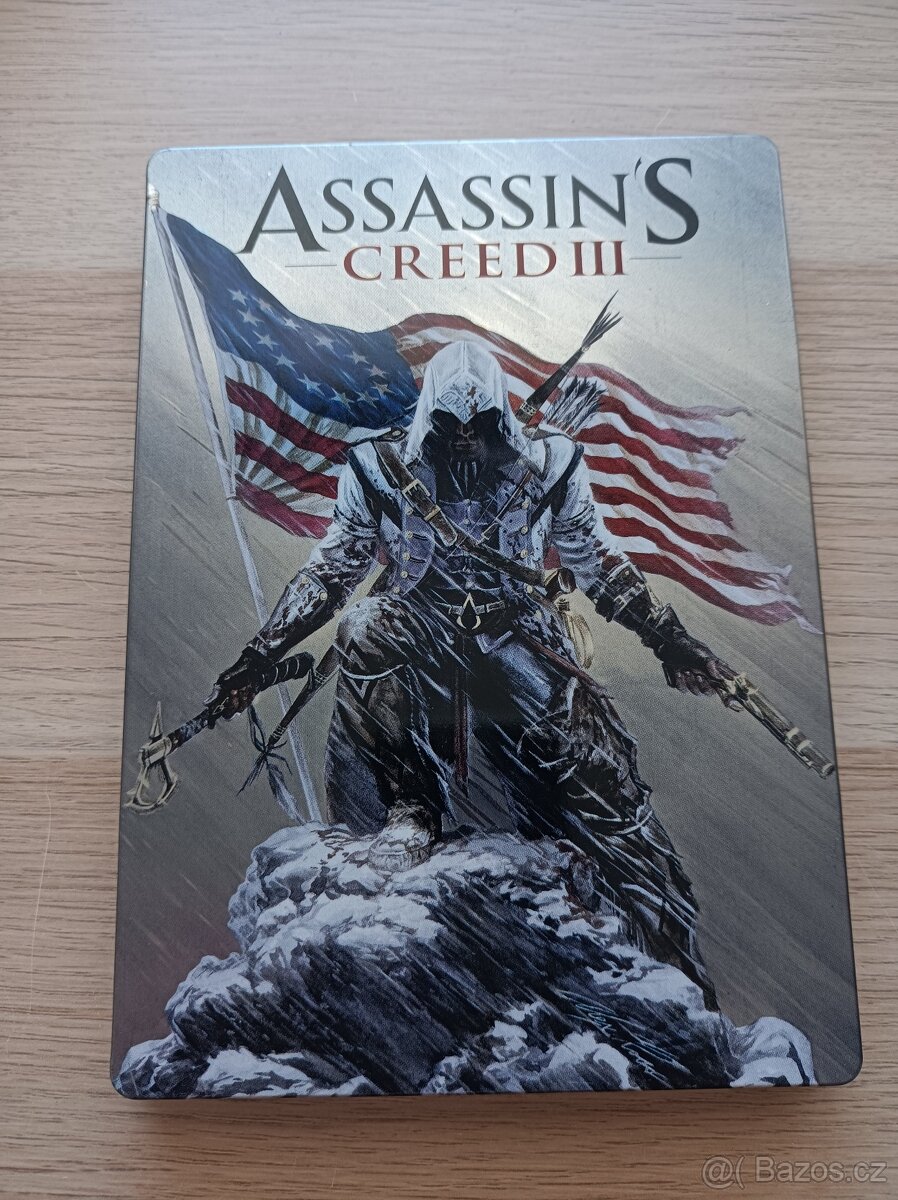 Assassin's creed 3  STEELBOOK + Hra na Xbox 360