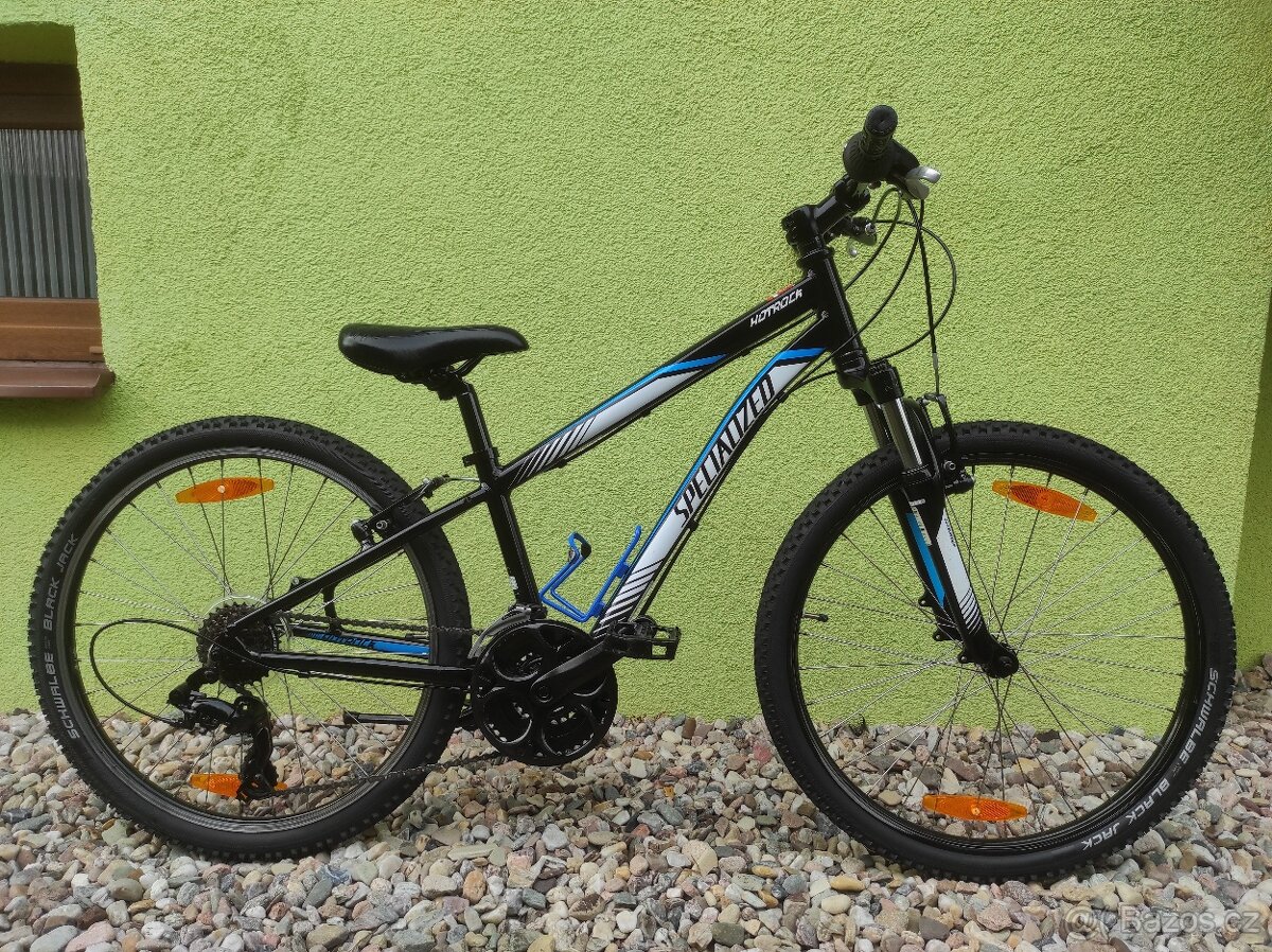 Značkové dětské kolo SPECIALIZED 24" (černá/modrá)