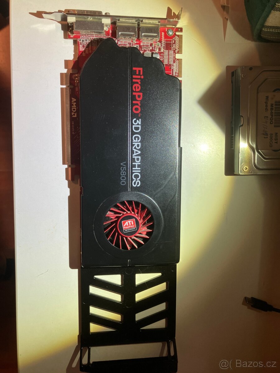 HP ATI FirePro V5800 1GB DDR5, PCIe x16, 2xDP, 1xDVI-I