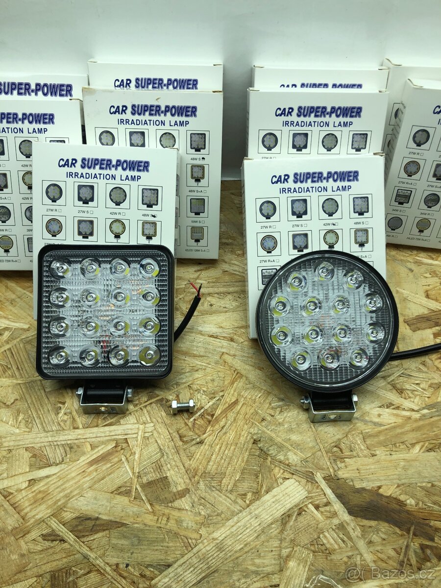 Přídavné LED pracovní světlo 48W