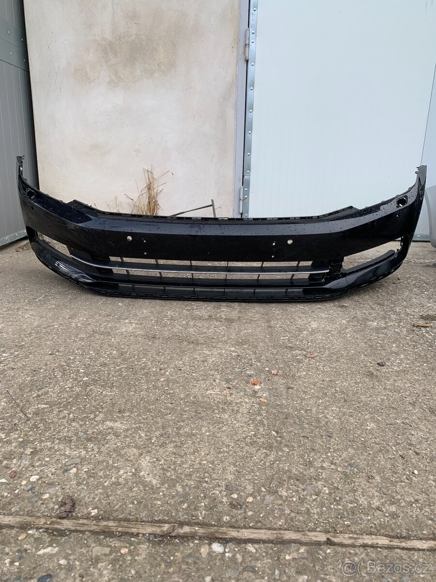 predni naraznik vw passat b8 cerny highline ostrik