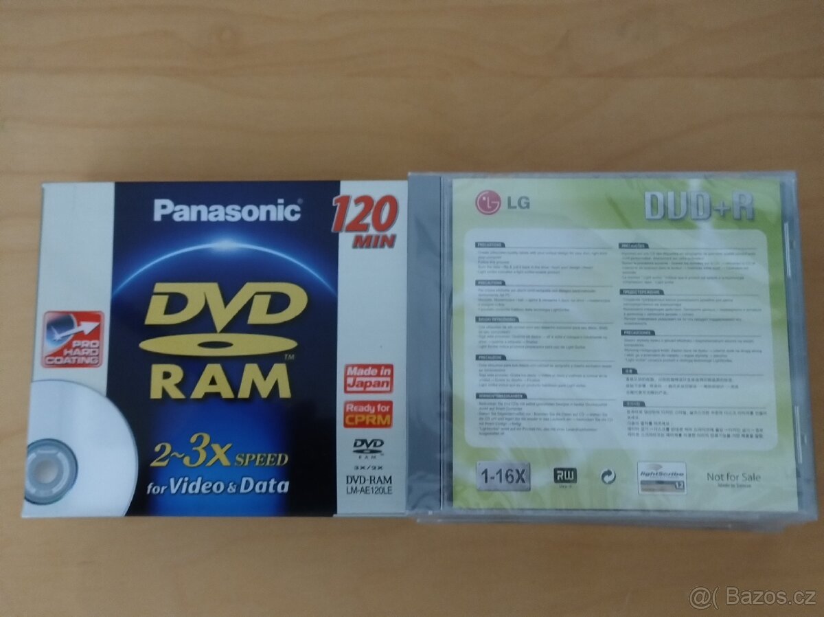 4x dvd-ram Panasonic a 5x dvd+r LG
