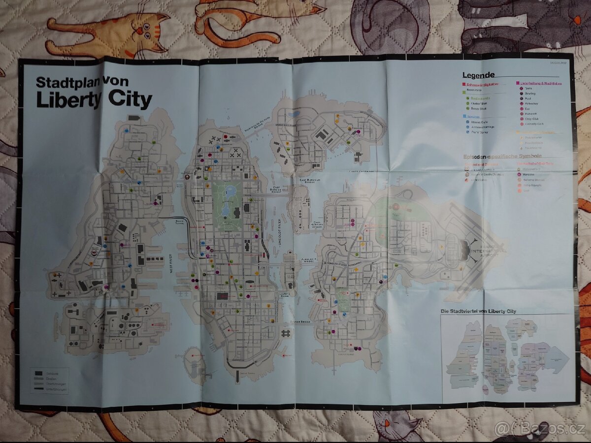 PS3 - PlayStation 3 mapa GTA Liberty City