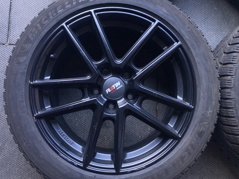 Alu kola PLATIN 17" 5x112 zimní MICHELIN 205/50R17 WV ŠKODA