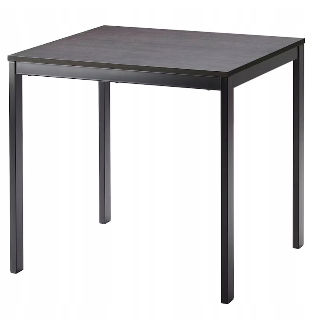 Ikea rozkládací stůl černý 70 80/120