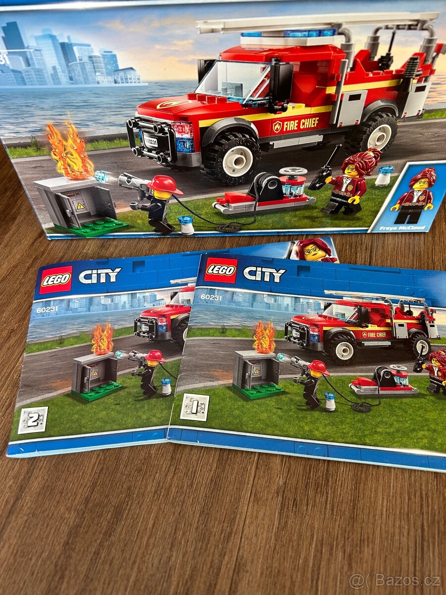 LEGO CITY Hasiči 60231 KOMPLETNÍ -Zásahový vůz velitelky