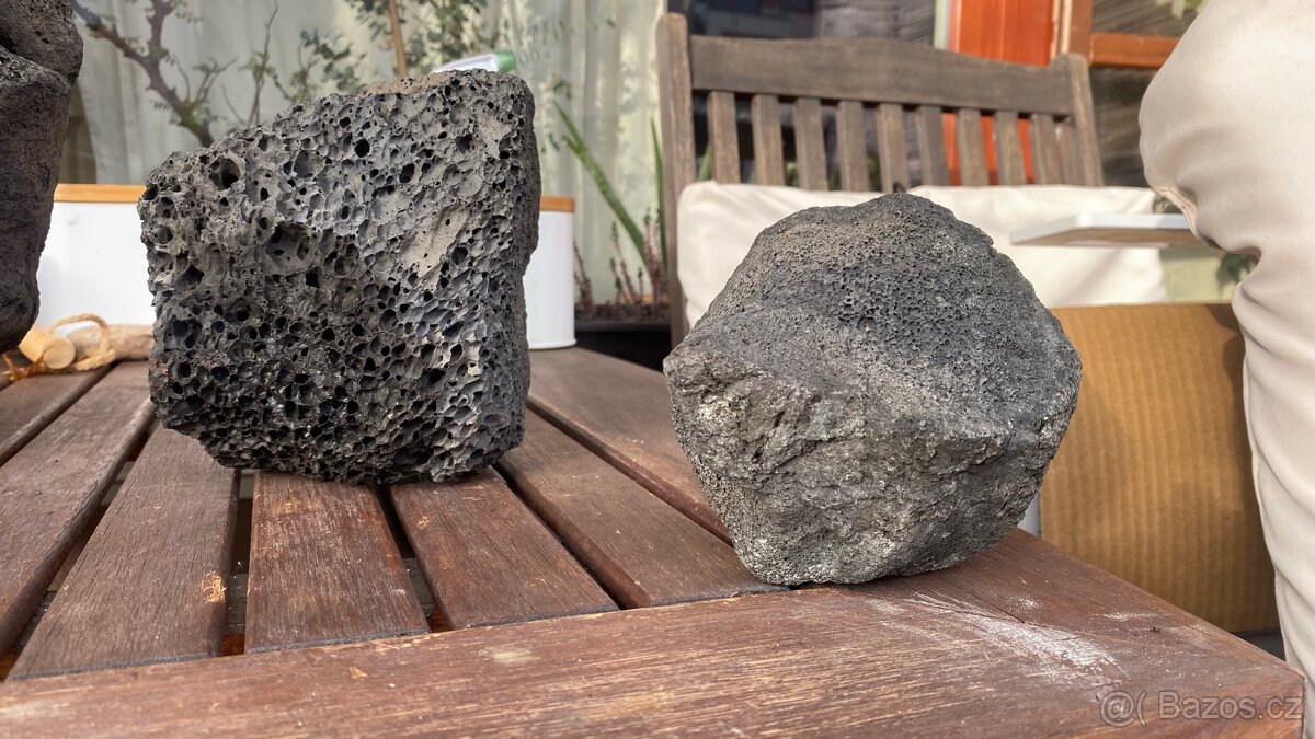 Kameny do akvária láva