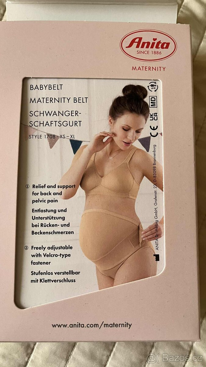 Anita nastavitelný těhotenský podpůrný pás BabyBelt - tělový