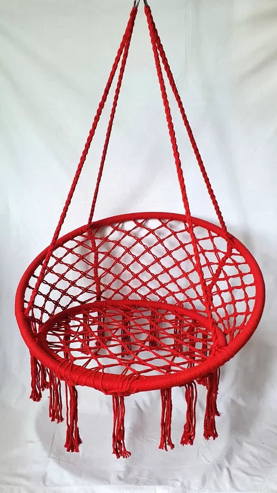 Závěsné houpací křeslo | červené