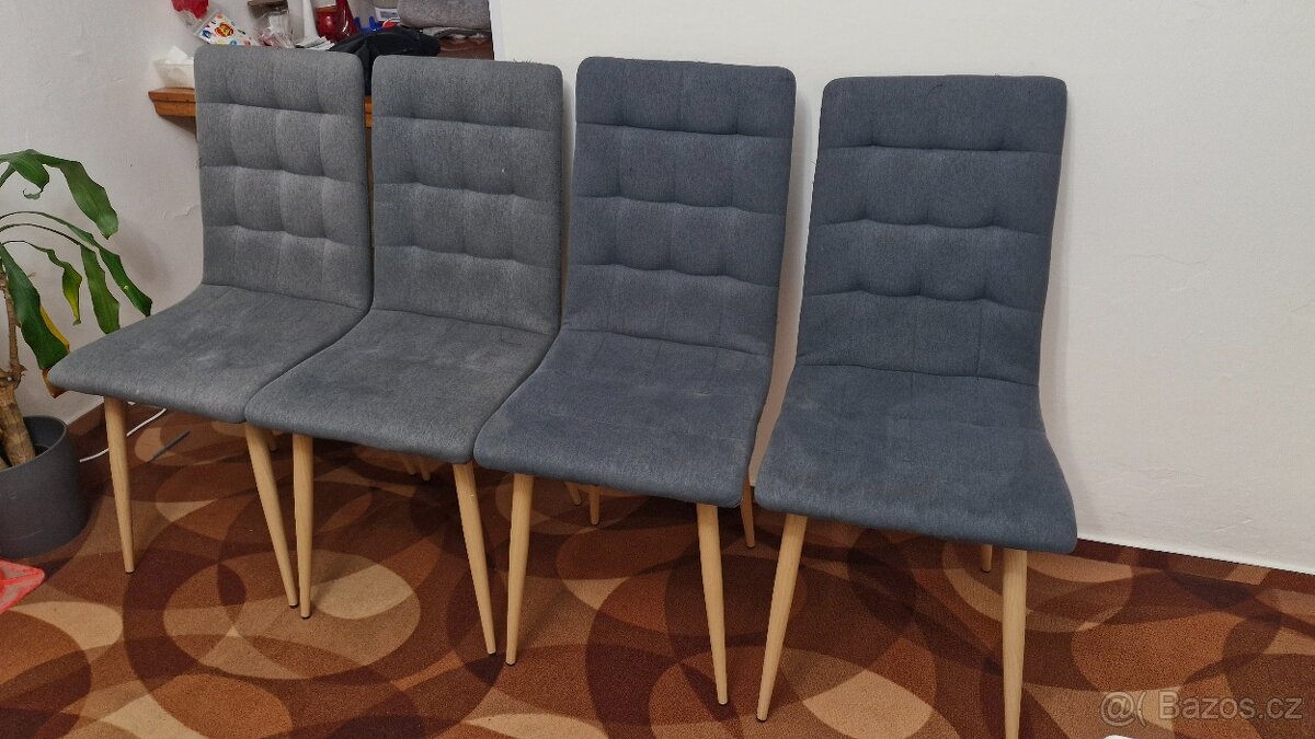 Čalouněné židle 4ks