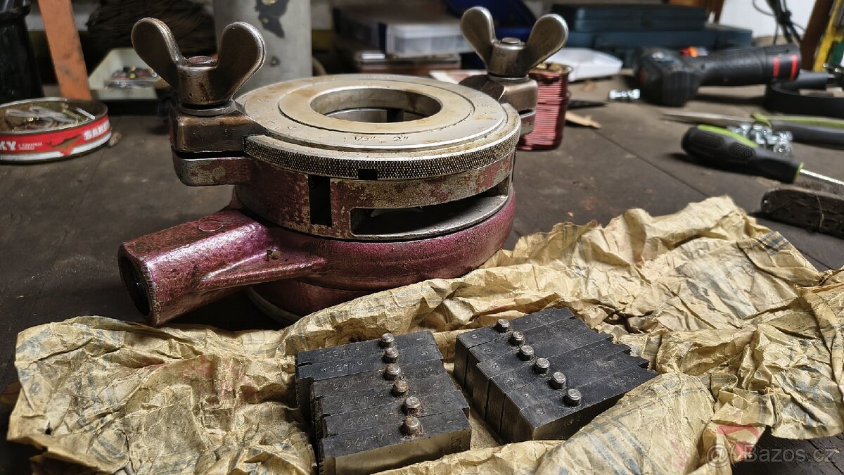 Závitnice Narex JOPAL 2 (rozsah 1/2" – 2") + sady nožů