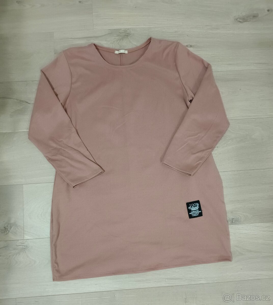 Nová dámská starorůžová tunika - M/L vel.