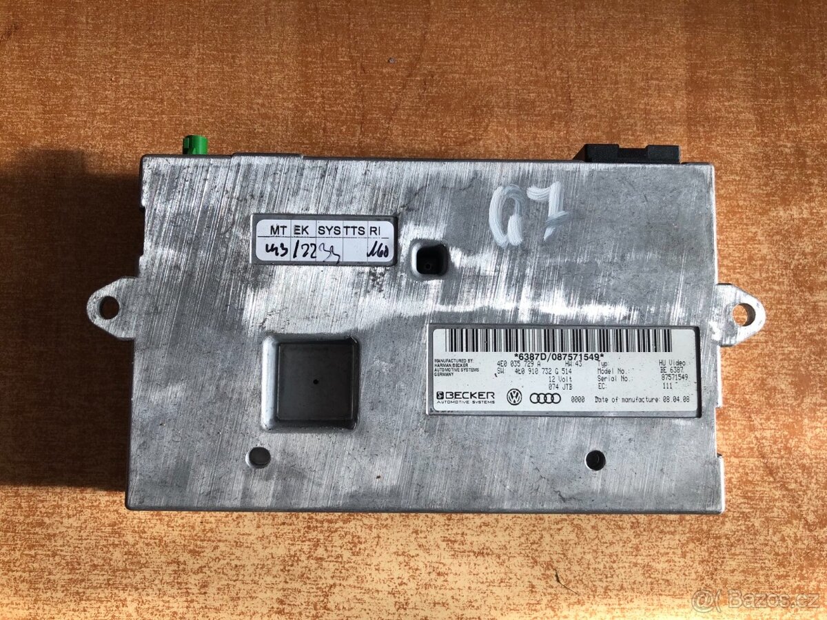 AUDI - Riadiaca jednotka MMI 4E0035729A