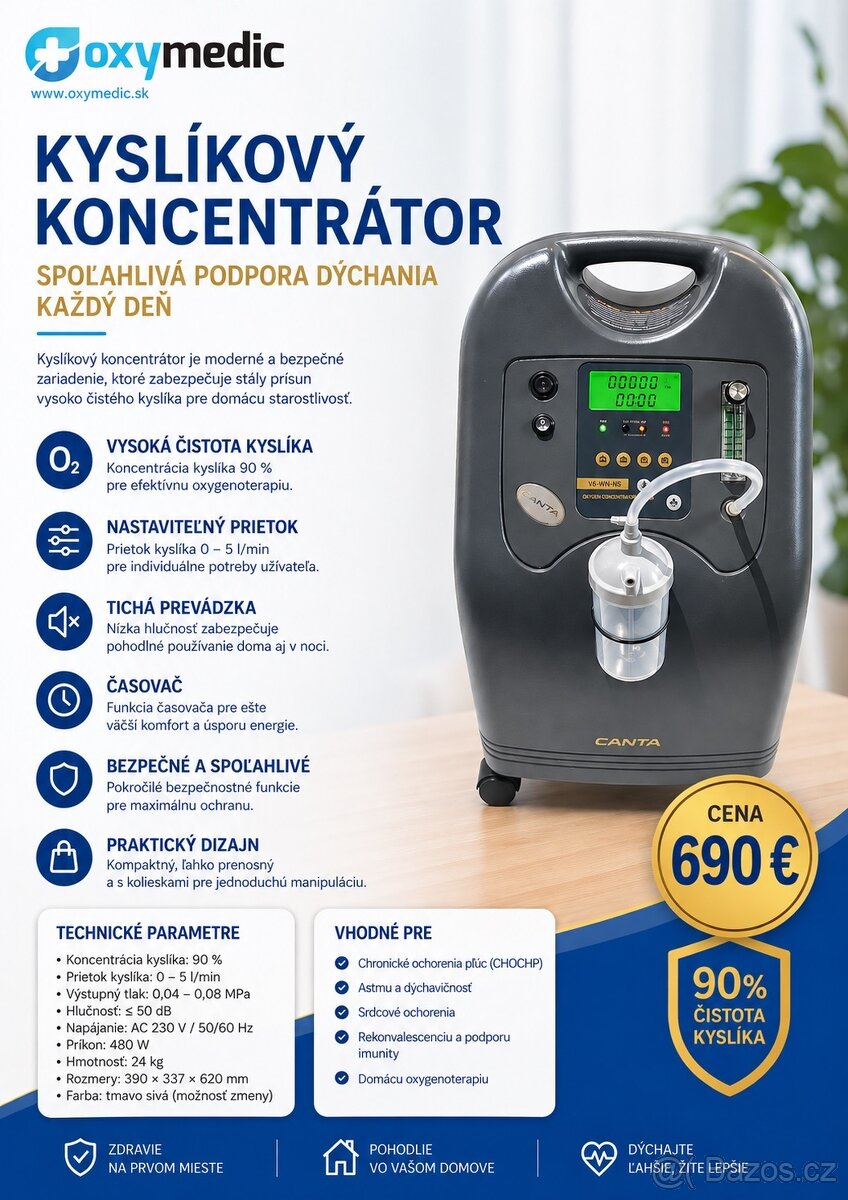 Kyslíkový koncentrator