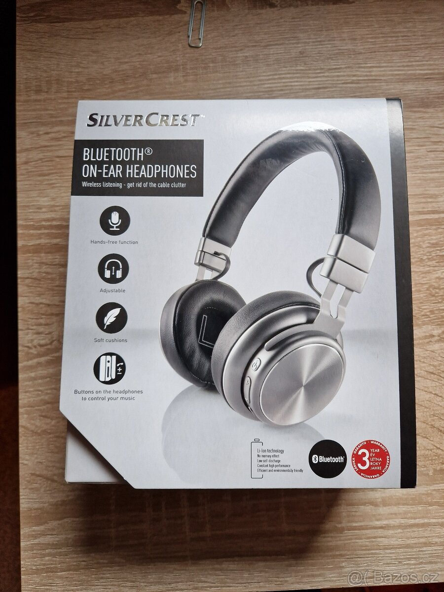 Prodám nové bezdrátové bluetooth sluchátka zn. Silvercrest