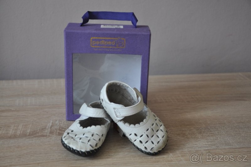 Balerínky letní Pediped Barefoot Lil White vel. 12-18m