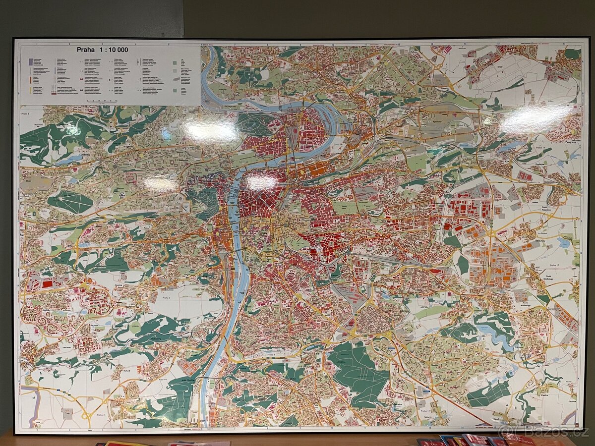 Mapa Prahy